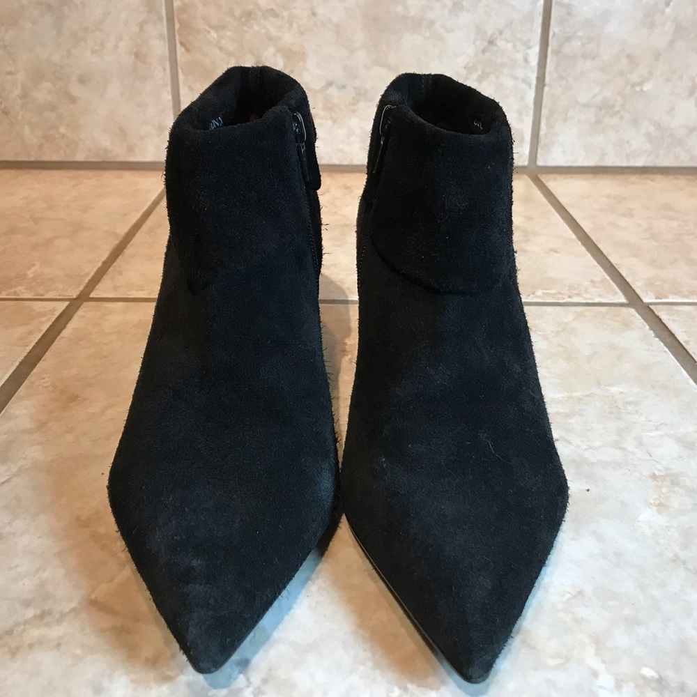 Bronx Vivian Black Heeled Ankle Boots - Picture 2 of 7